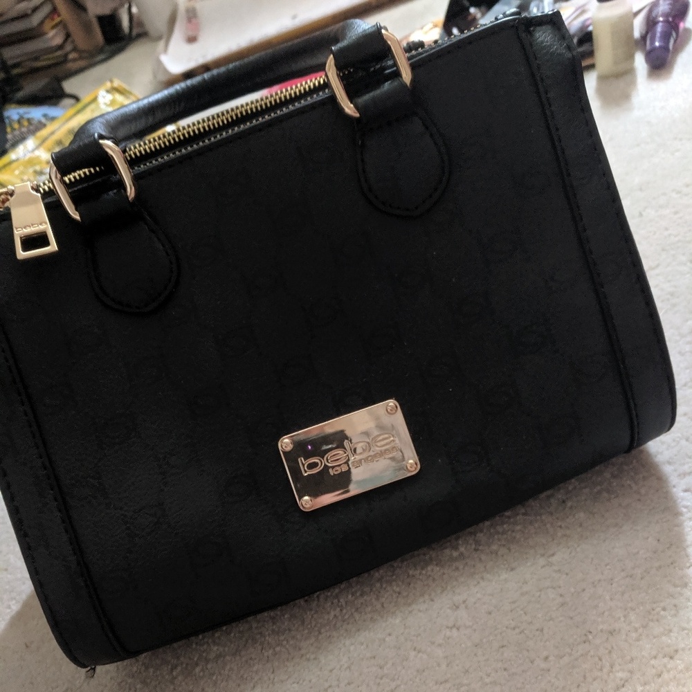 Bebe black purse lightly used